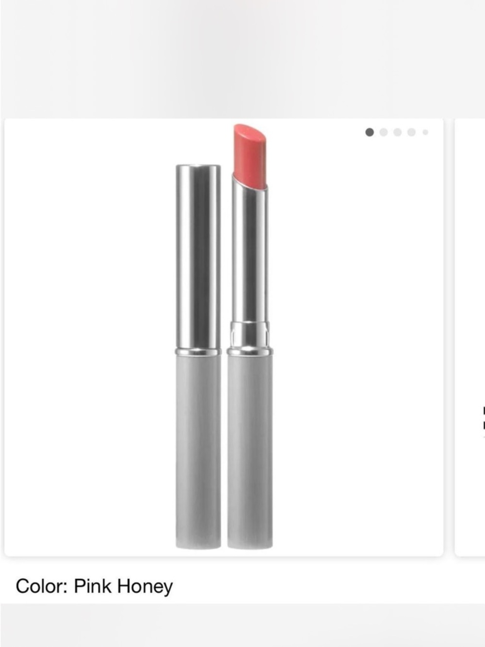 Clinique Pink Honey Slim Lipstick - Hydrating Satin Pink